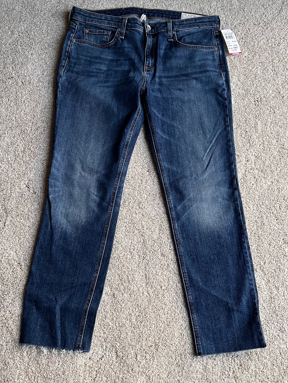 rag & bone Dre Low-Rise Slim Boyfriend Jeans, Size 29